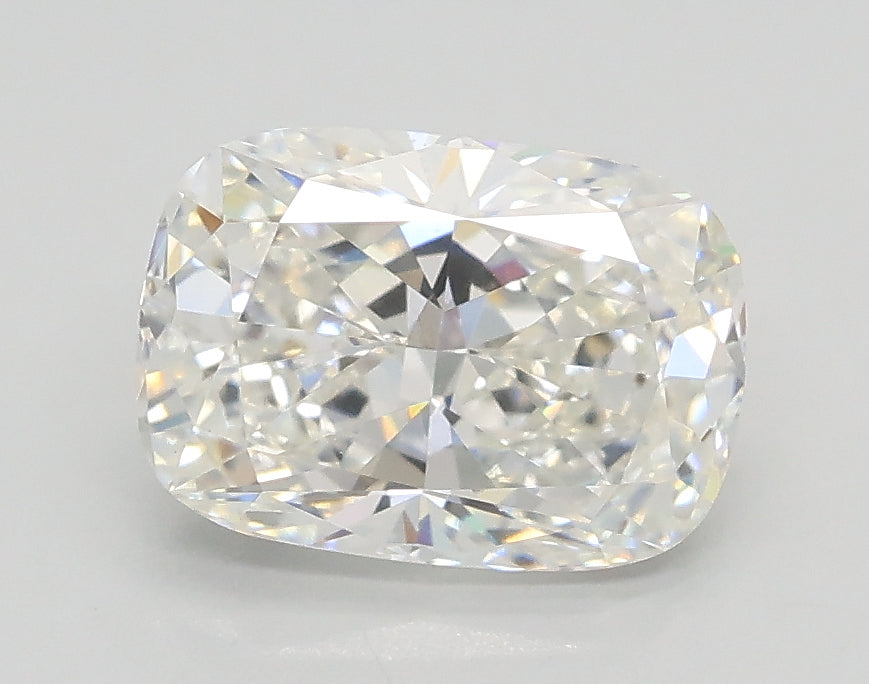 Lab-Grown 1.51 Carat Cushion Modified Brilliant Cut Diamond color F Clarity VVS2, precious stones, engagement diamonds