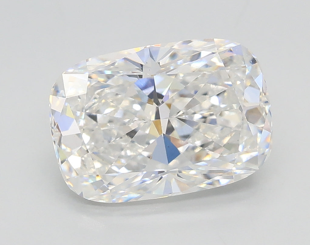 Lab-Grown 2.55 Carat Cushion Modified Brilliant Cut Diamond color E Clarity VS1, precious stones, engagement diamonds
