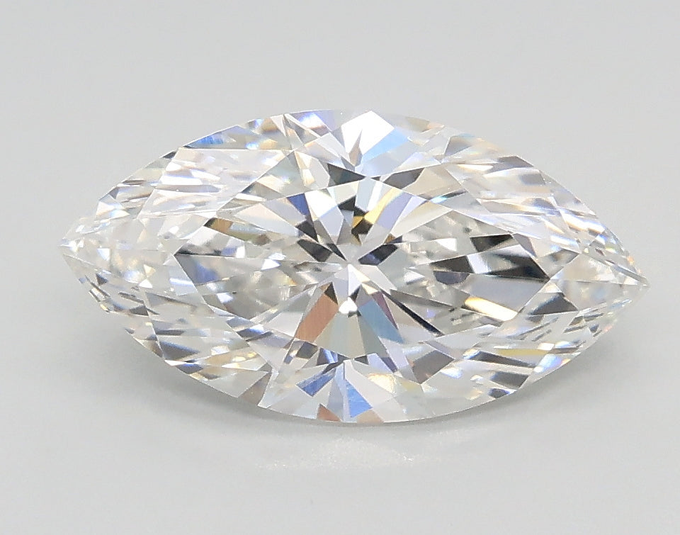 Lab-Grown 1.91 Carat Marquis Shape Diamond color E Clarity VVS2, precious stones, engagement diamonds