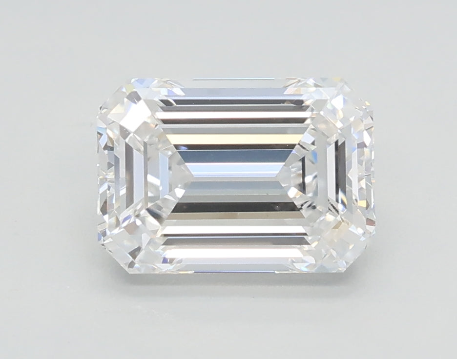 Lab-Grown 1.51 Carat Emerald Cut Diamond color D Clarity VVS2, precious stones, engagement diamonds