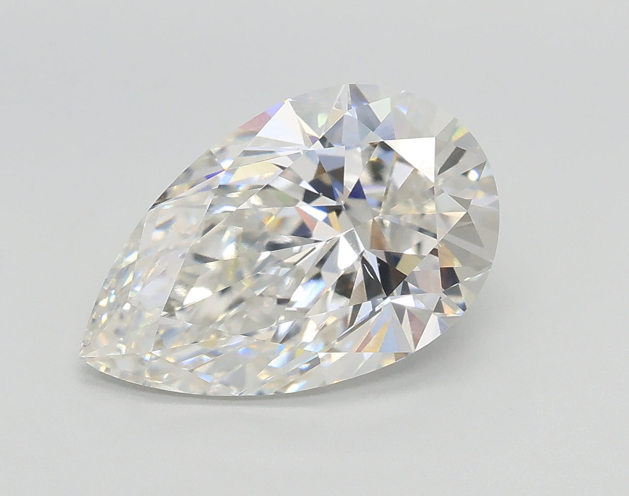 Lab-Grown 2.53 Carat Pear Shape Diamond color F Clarity VS1, precious stones, engagement diamonds