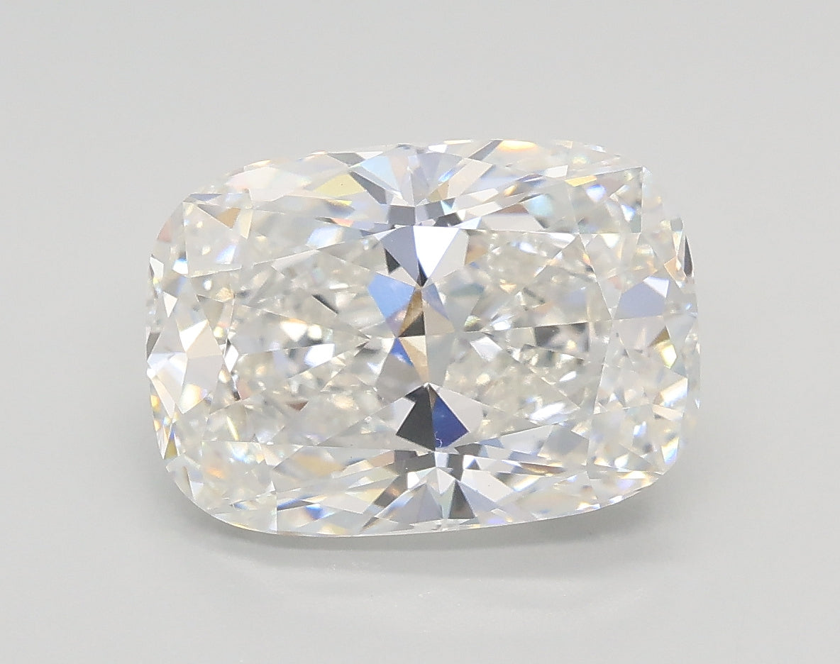 Lab-Grown 3.05 Carat Cushion Modified Brilliant Cut Diamond color E Clarity VVS2, precious stones, engagement diamonds