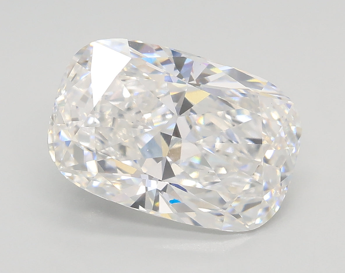 Lab-Grown 3.52 Carat Cushion Modified Brilliant Cut Diamond color E Clarity VS1, precious stones, engagement diamonds