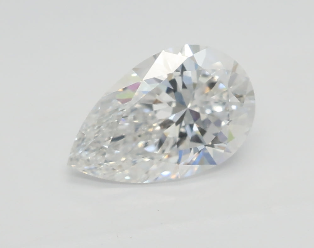 Lab-Grown 1.05 Carat Pear Shape Diamond color D Clarity VS1, precious stones, engagement diamonds