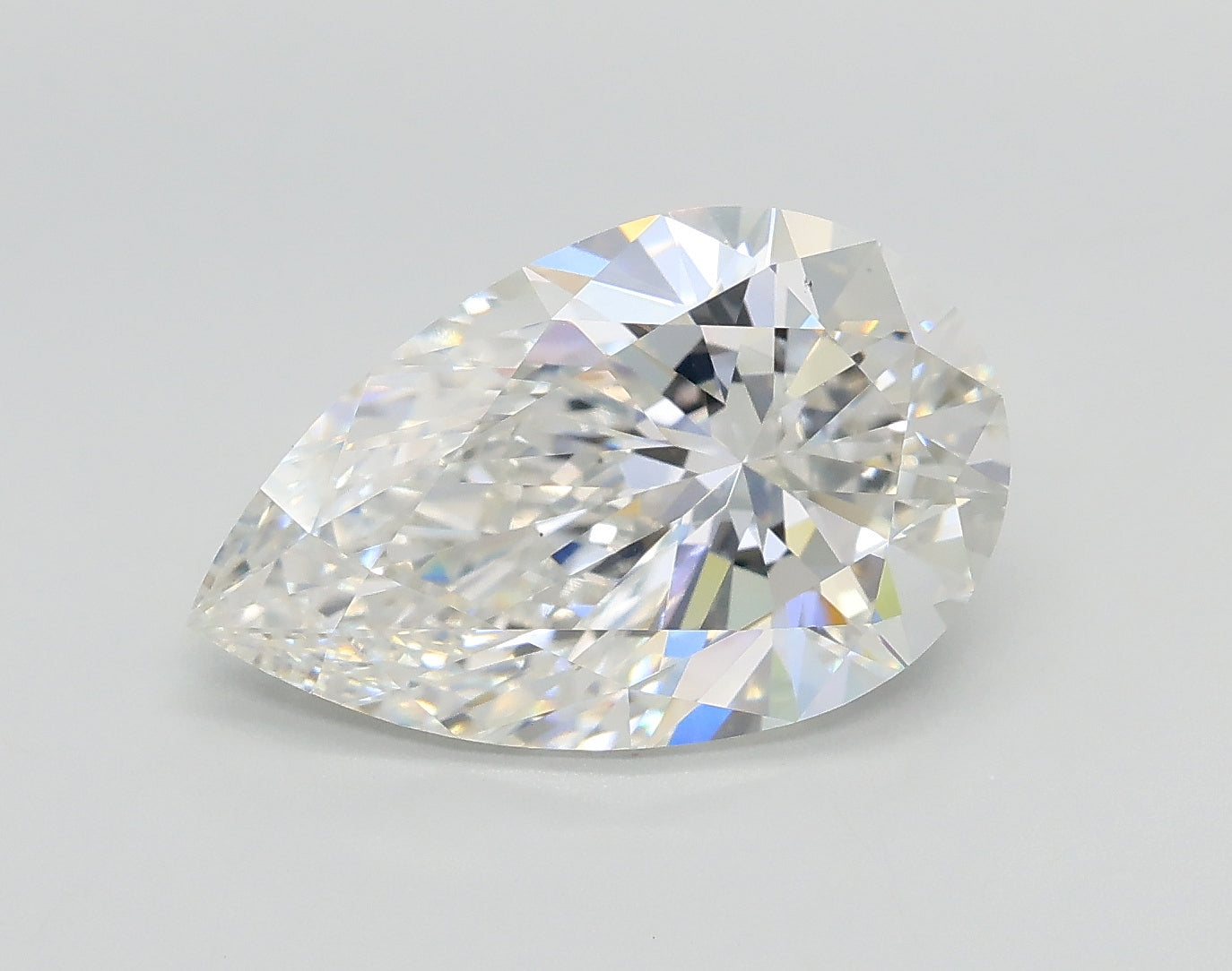 Lab-Grown 3.05 Carat Pear Shape Diamond color E Clarity VS1, precious stones, engagement diamonds