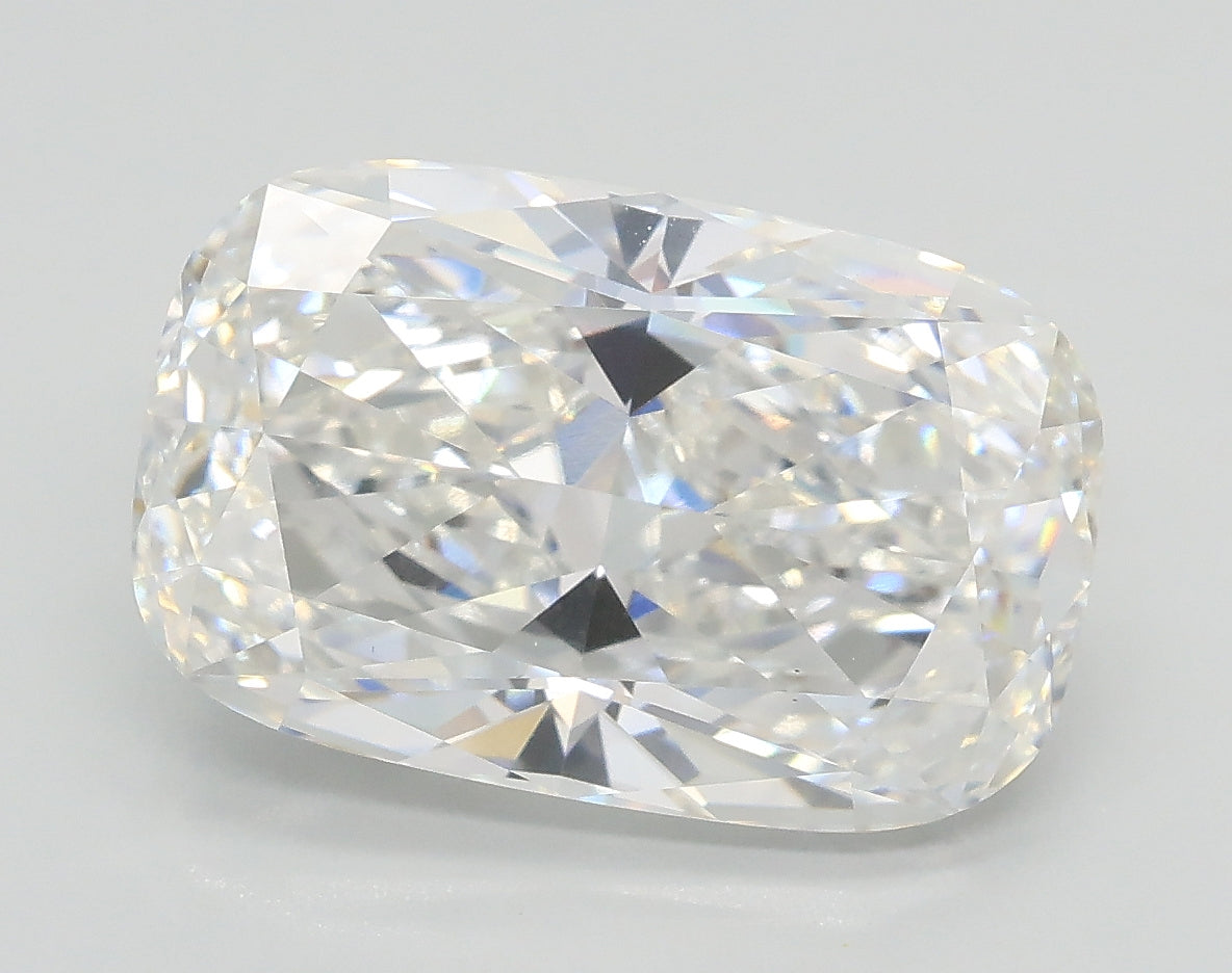 Lab-Grown 4.04 Carat Cushion Modified Brilliant Cut Diamond color E Clarity VVS2, precious stones, engagement diamonds