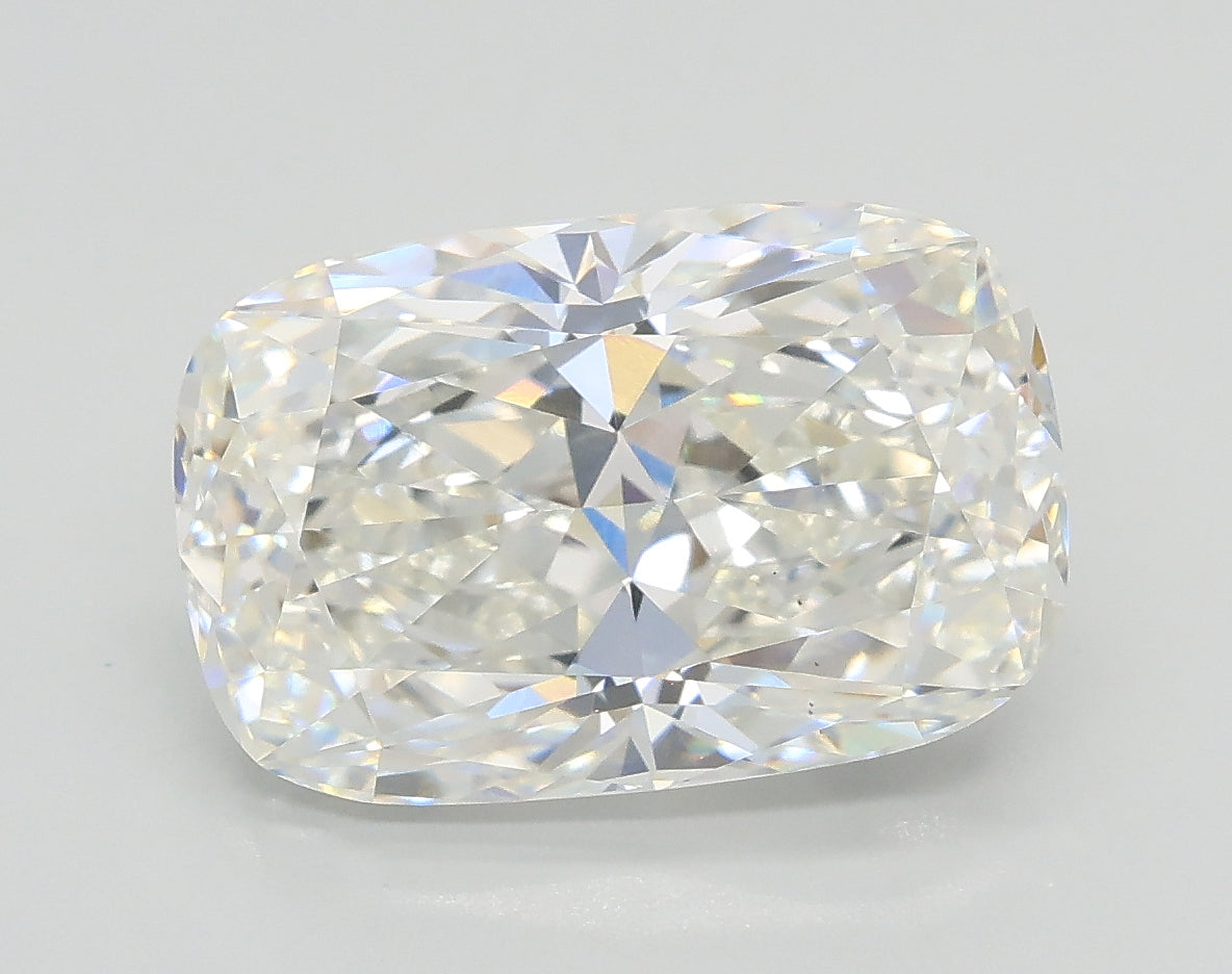 Lab-Grown 3.52 Carat Cushion Modified Brilliant Cut Diamond color F Clarity VS1, precious stones, engagement diamonds