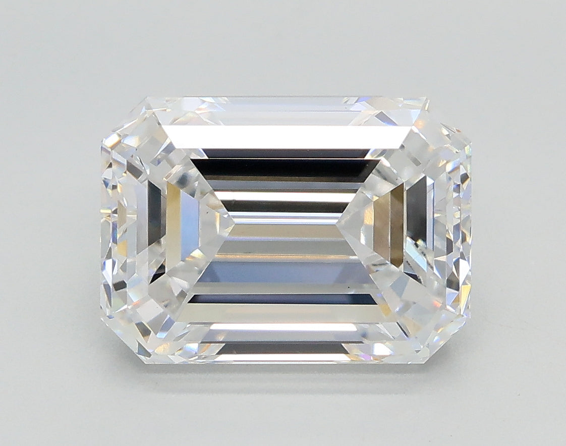 Lab-Grown 3.04 Carat Emerald Cut Diamond color E Clarity VVS1, precious stones, engagement diamonds