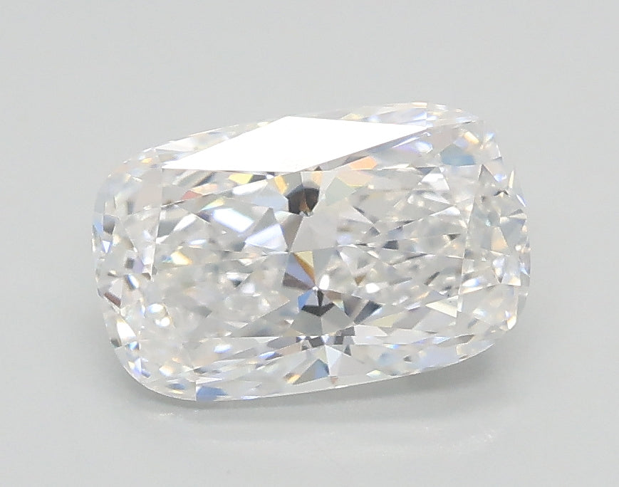Lab-Grown 1.24 Carat Cushion Modified Brilliant Cut Diamond color D Clarity VVS2, precious stones, engagement diamonds