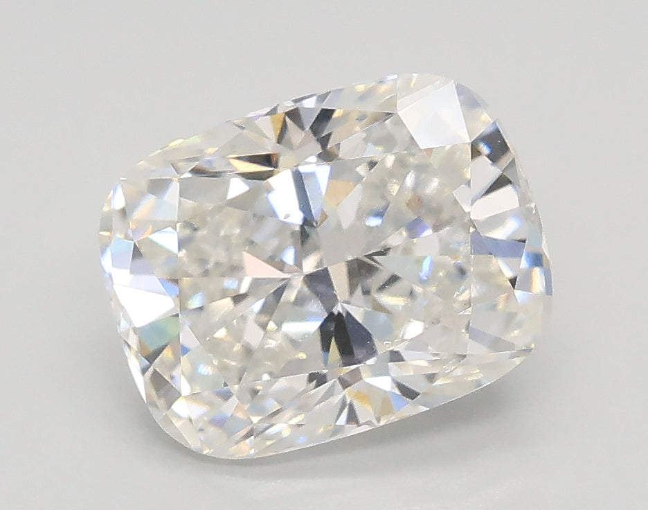 Lab-Grown 2.03 Carat Cushion Modified Brilliant Cut Diamond color F Clarity VVS2, precious stones, engagement diamonds