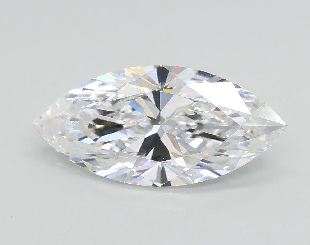Lab-Grown 1.24 Carat Marquis Shape Diamond color D Clarity VVS2, precious stones, engagement diamonds