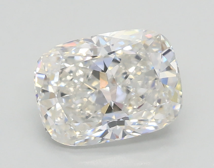 Lab-Grown 1.55 Carat Cushion Modified Brilliant Cut Diamond color F Clarity VVS2, precious stones, engagement diamonds