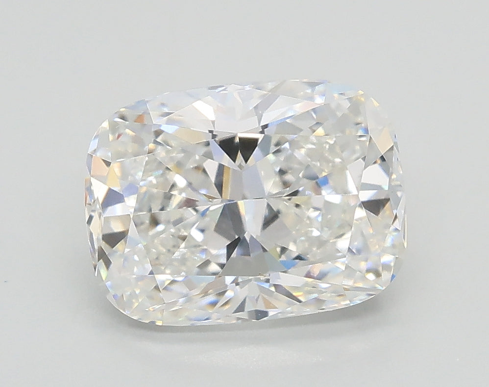 Lab-Grown 2.05 Carat Cushion Modified Brilliant Cut Diamond color E Clarity VVS2, precious stones, engagement diamonds