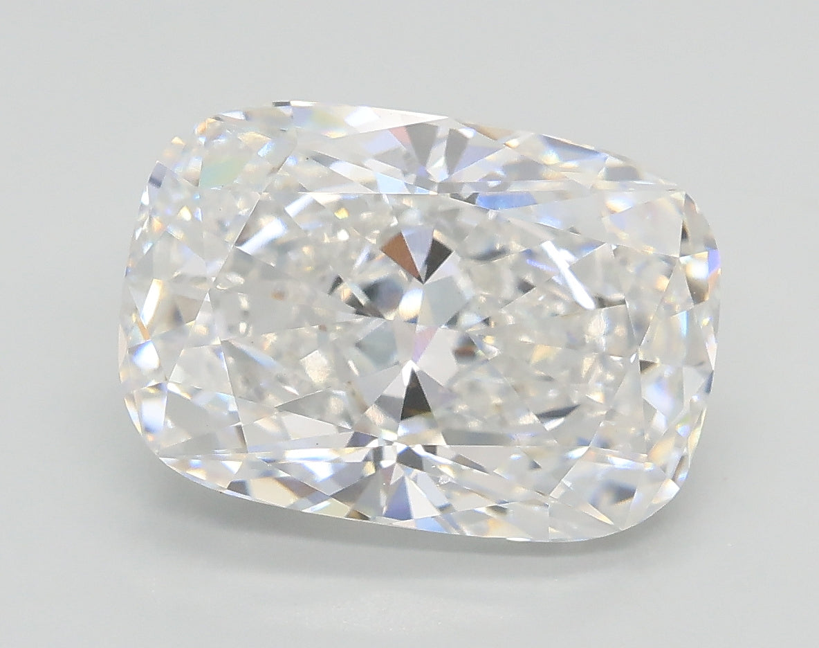 Lab-Grown 4.04 Carat Cushion Modified Brilliant Cut Diamond color E Clarity VS1, precious stones, engagement diamonds
