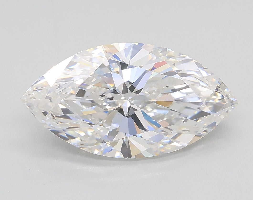 Lab-Grown 2.01 Carat Marquis Shape Diamond color E Clarity VVS2, precious stones, engagement diamonds