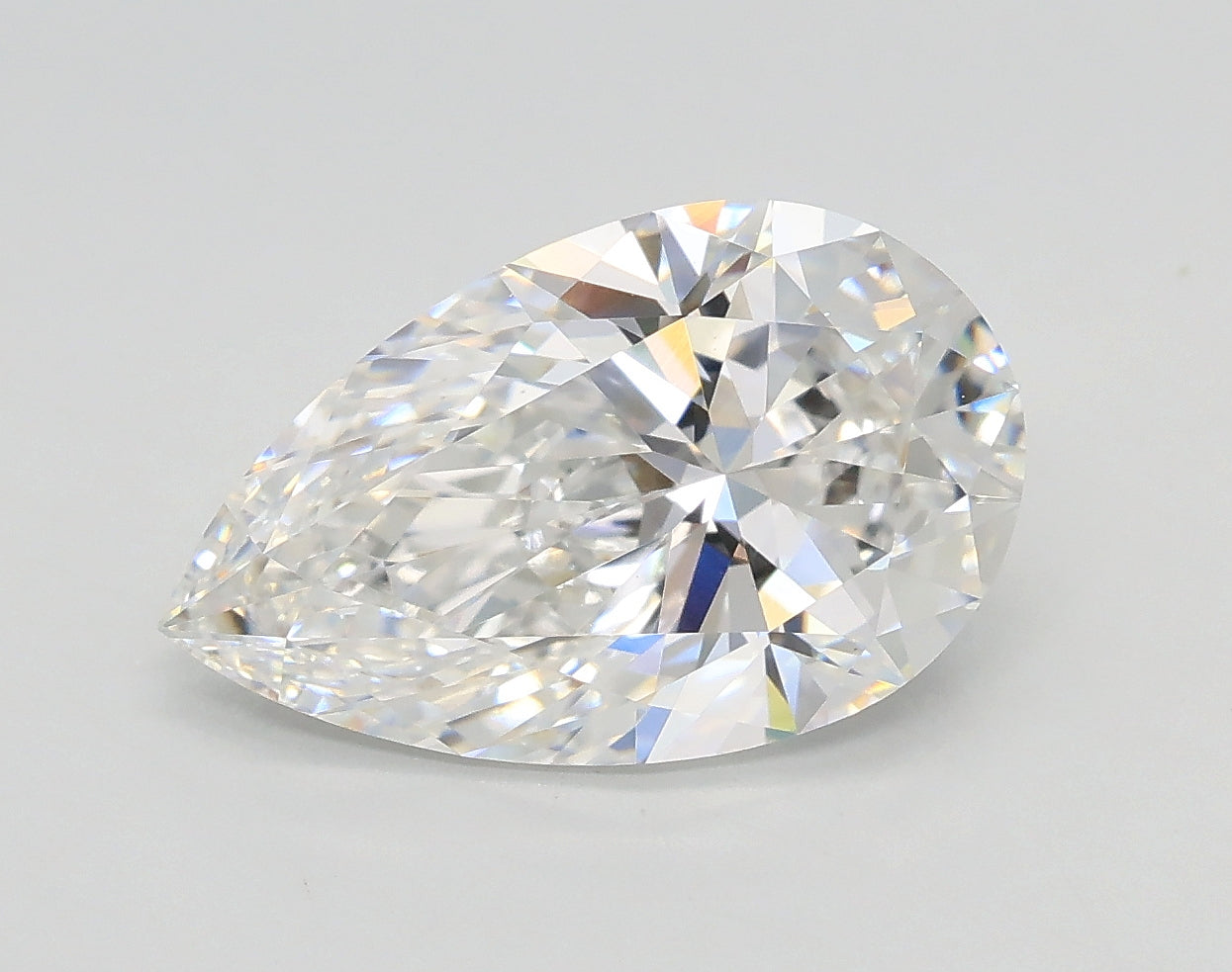 Lab-Grown 2.54 Carat Pear Shape Diamond color D Clarity VVS2, precious stones, engagement diamonds