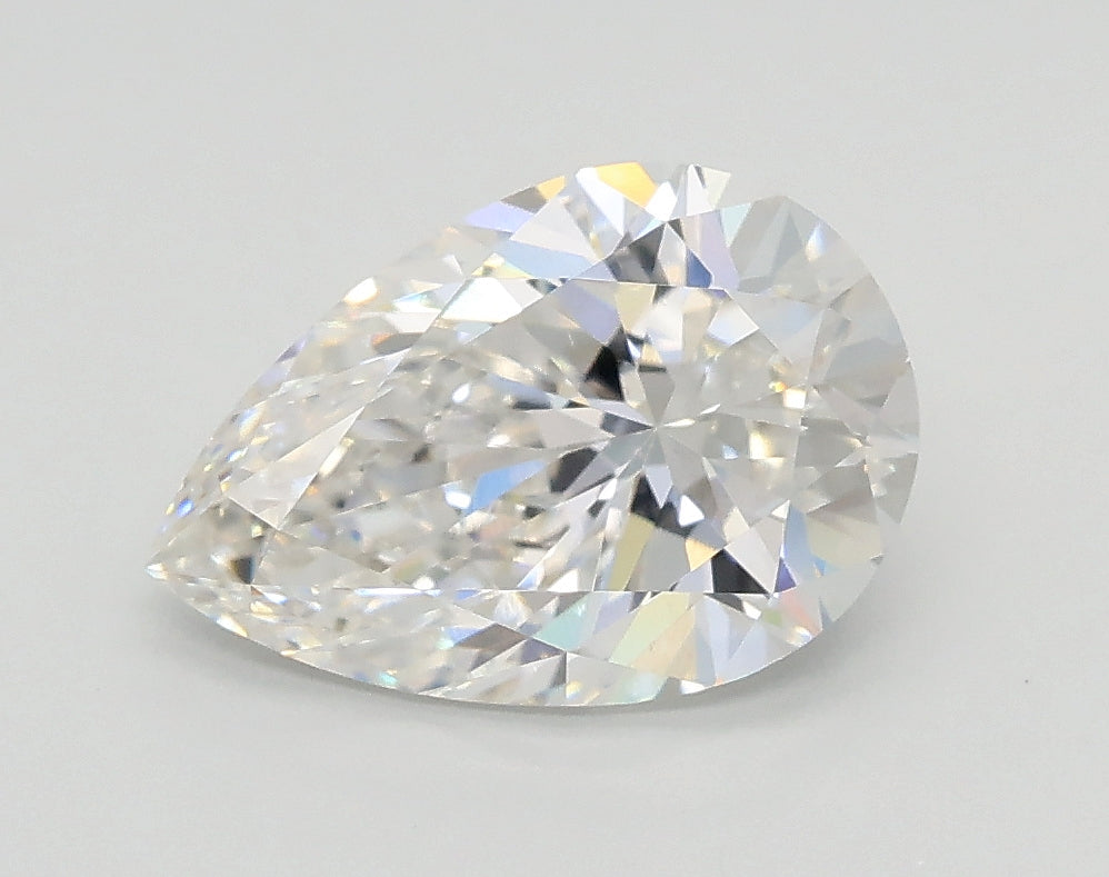 Lab-Grown 1.91 Carat Pear Shape Diamond color F Clarity VVS2, precious stones, engagement diamonds