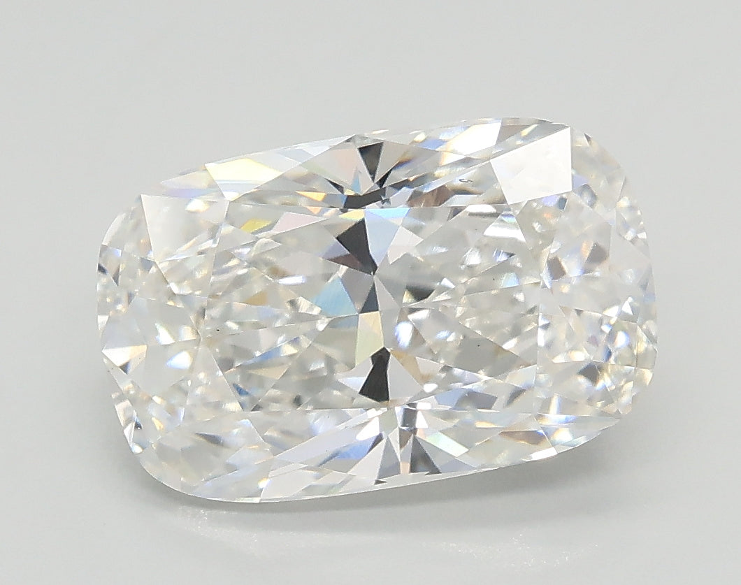 Lab-Grown 2.72 Carat Cushion Modified Brilliant Cut Diamond color E Clarity VS1, precious stones, engagement diamonds