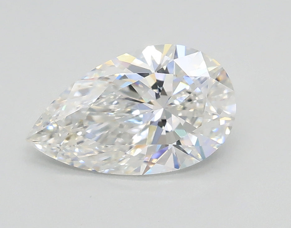 Lab-Grown 1.01 Carat Pear Shape Diamond color E Clarity VVS2, precious stones, engagement diamonds