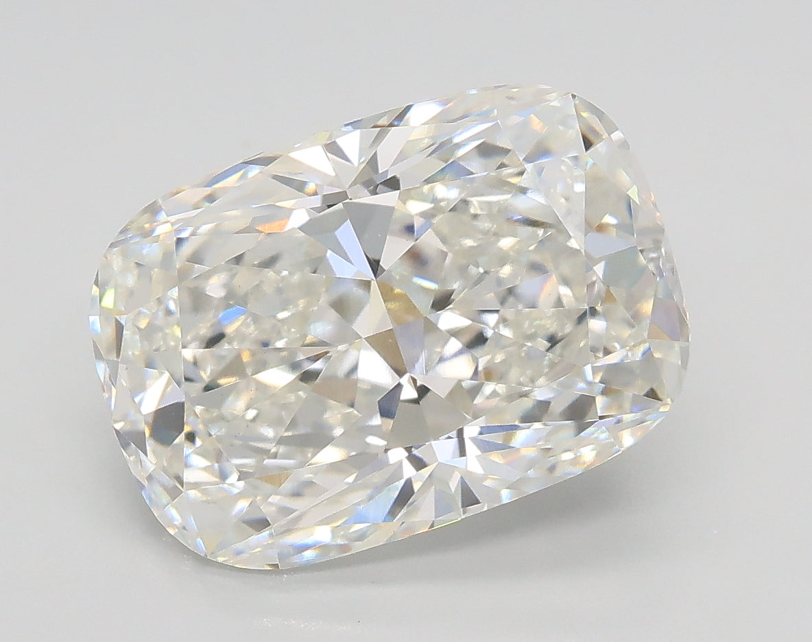 Lab-Grown 4.06 Carat Cushion Modified Brilliant Cut Diamond color F Clarity VS1, precious stones, engagement diamonds