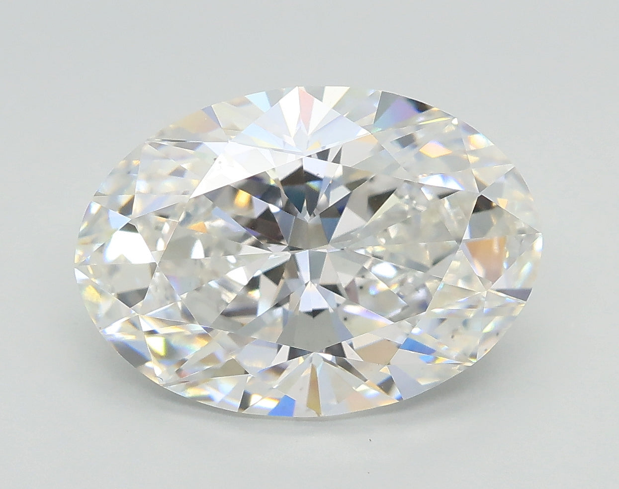 Lab-Grown 4.04 Carat Oval Shape Diamond color E Clarity VS1, precious stones, engagement diamonds
