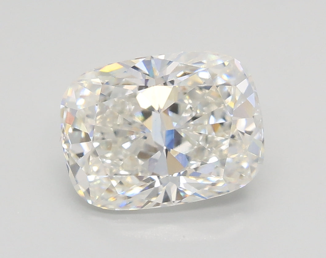Lab-Grown 2.04 Carat Cushion Modified Brilliant Cut Diamond color F Clarity VVS2, precious stones, engagement diamonds