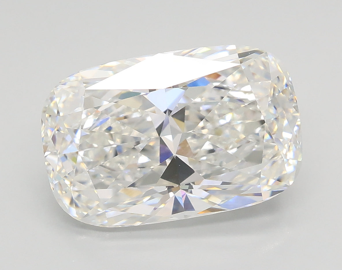 Lab-Grown 4.05 Carat Cushion Modified Brilliant Cut Diamond color E Clarity VVS2, precious stones, engagement diamonds