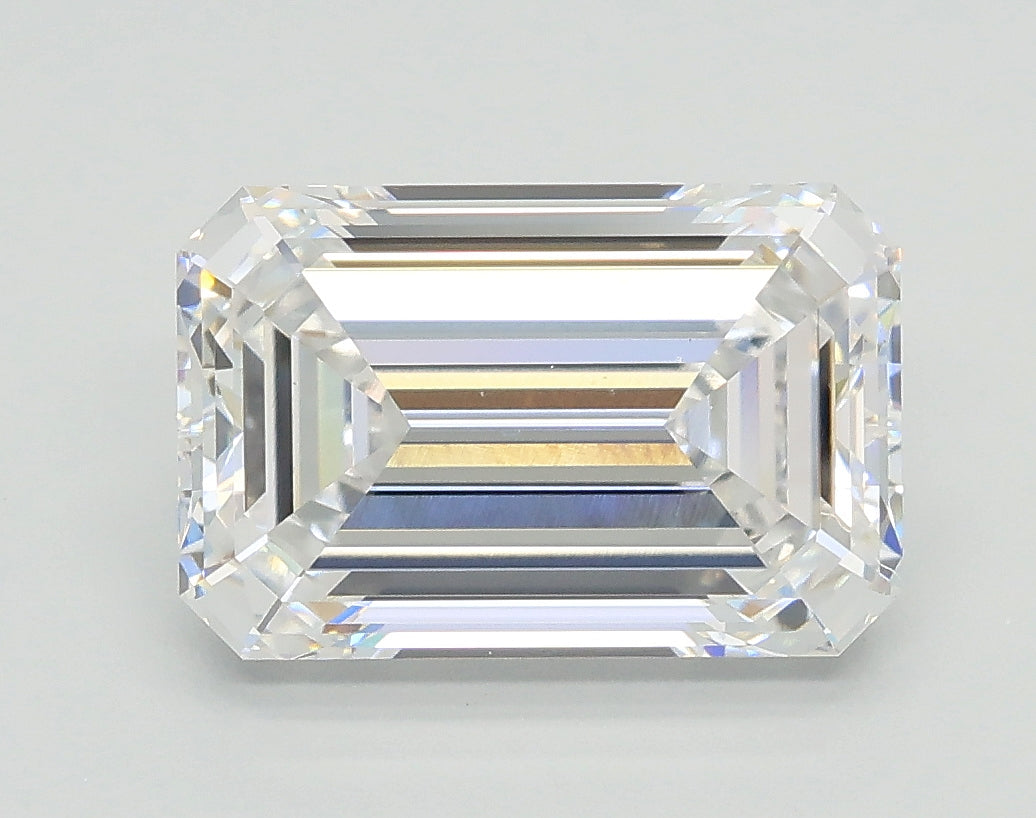 Lab-Grown 2.51 Carat Emerald Cut Diamond color D Clarity VVS2, precious stones, engagement diamonds