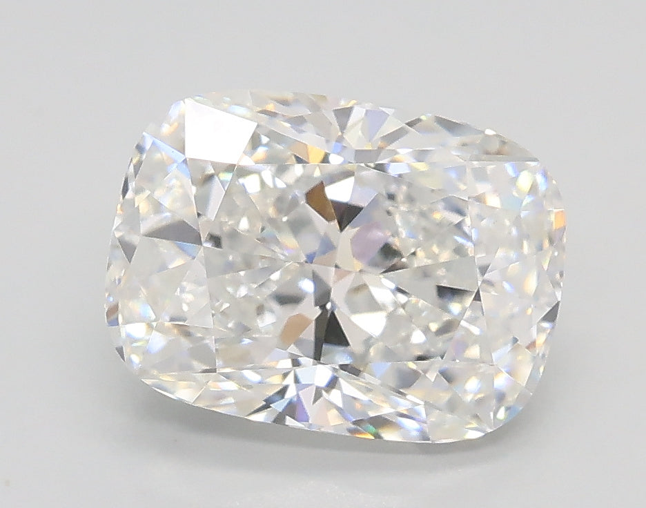 Lab-Grown 2.05 Carat Cushion Modified Brilliant Cut Diamond color E Clarity VVS2, precious stones, engagement diamonds