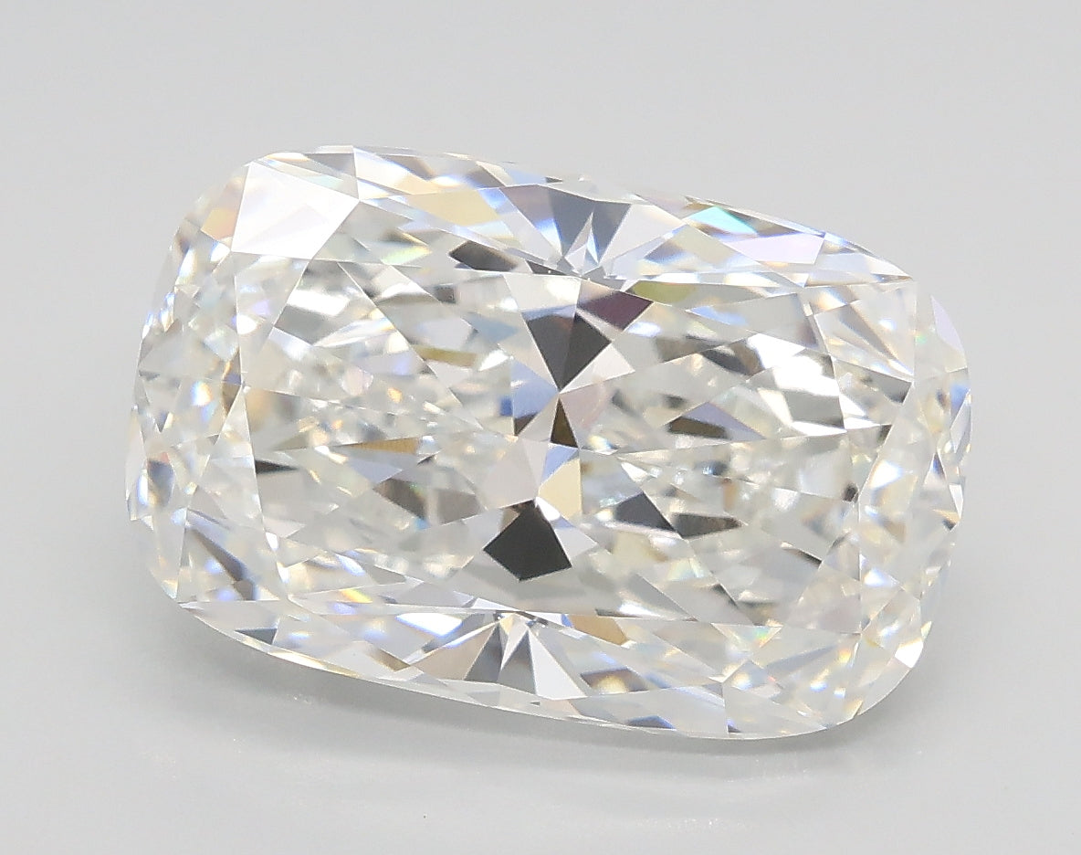 Lab-Grown 4.06 Carat Cushion Modified Brilliant Cut Diamond color E Clarity VVS2, precious stones, engagement diamonds