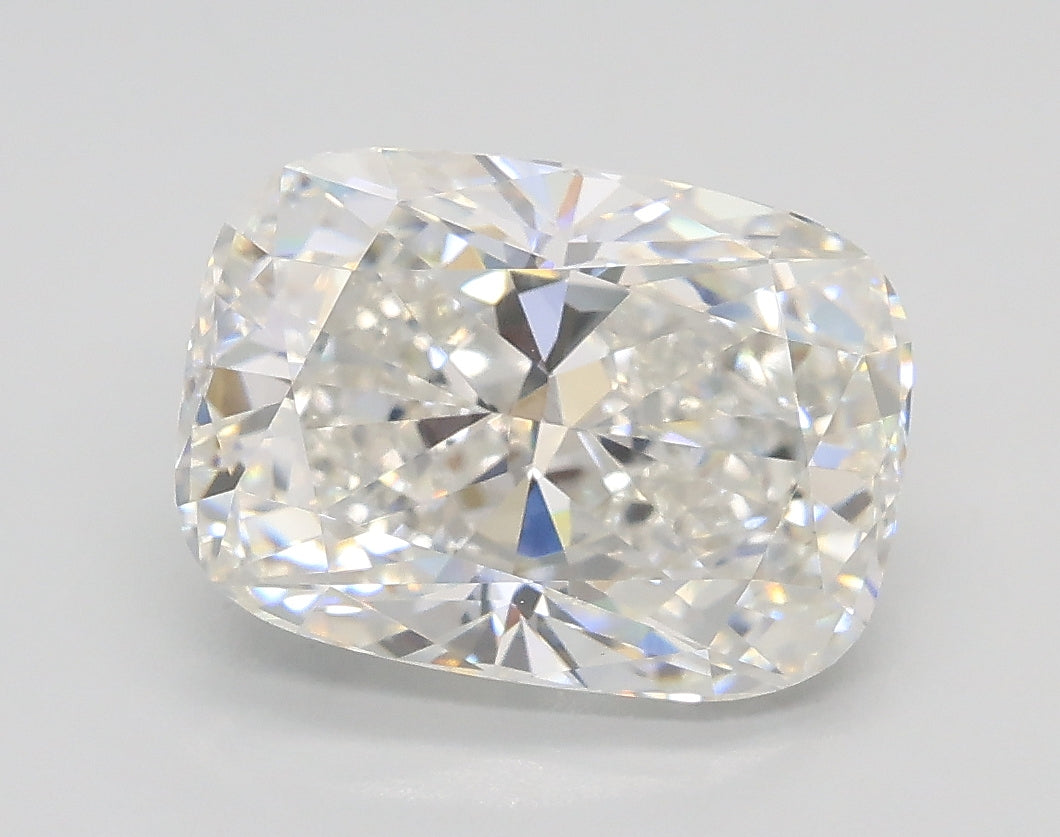 Lab-Grown 2.71 Carat Cushion Modified Brilliant Cut Diamond color F Clarity VS1, precious stones, engagement diamonds