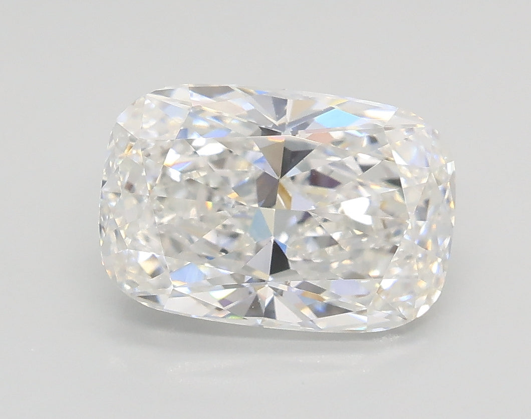 Lab-Grown 2.05 Carat Cushion Modified Brilliant Cut Diamond color E Clarity VVS2, precious stones, engagement diamonds