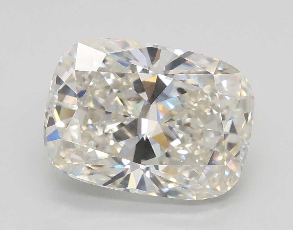 Lab-Grown 2.05 Carat Cushion Modified Brilliant Cut Diamond color F Clarity VVS2, precious stones, engagement diamonds