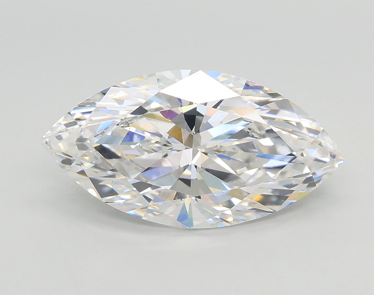 Lab-Grown 2.53 Carat Marquis Shape Diamond color E Clarity VS2, precious stones, engagement diamonds