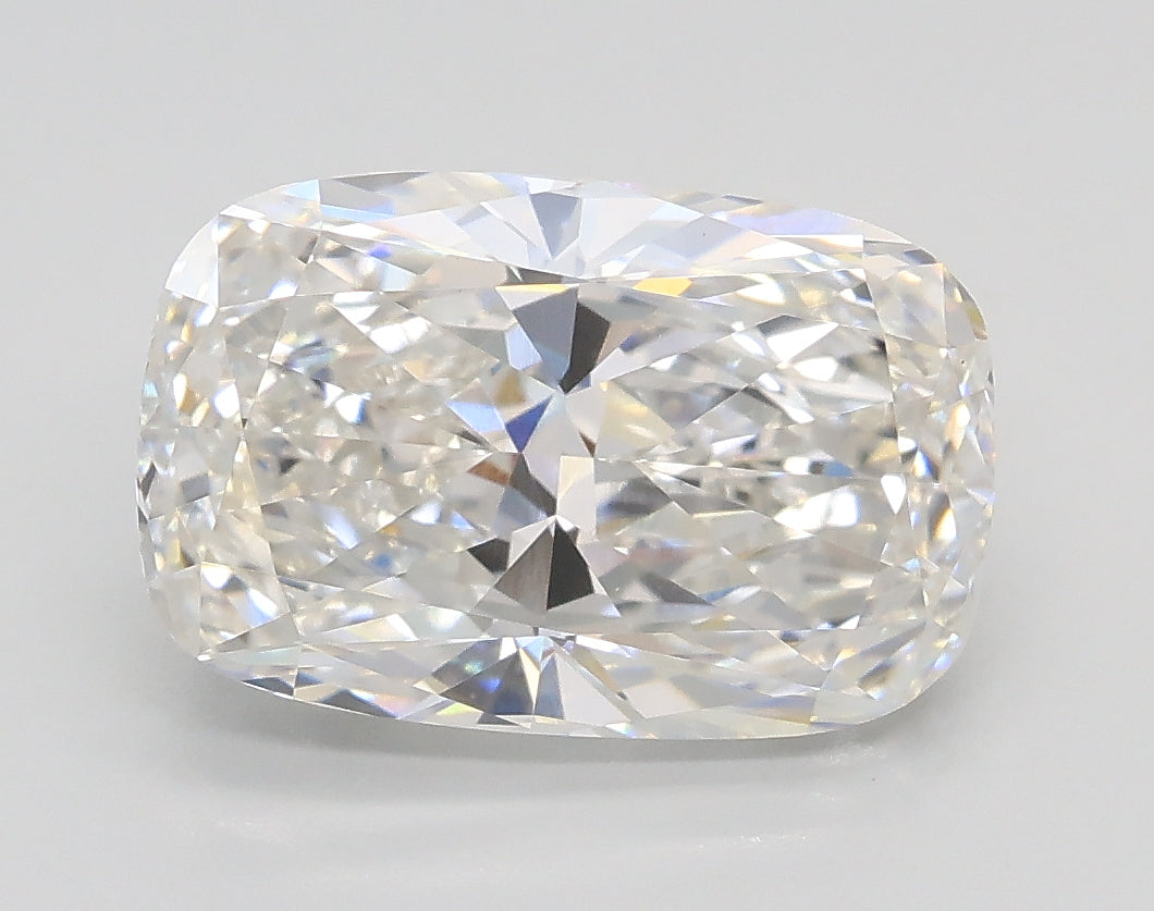Lab-Grown 2.70 Carat Cushion Modified Brilliant Cut Diamond color E Clarity VVS2, precious stones, engagement diamonds