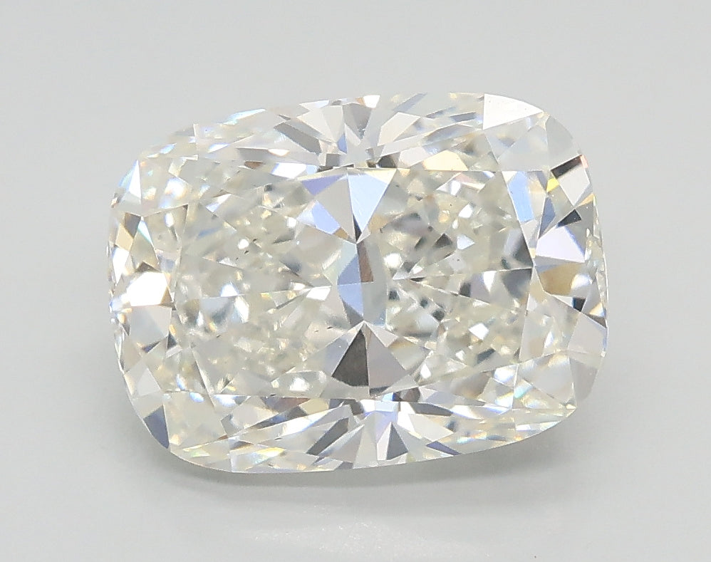 Lab-Grown 2.53 Carat Cushion Modified Brilliant Cut Diamond color F Clarity VS2, precious stones, engagement diamonds