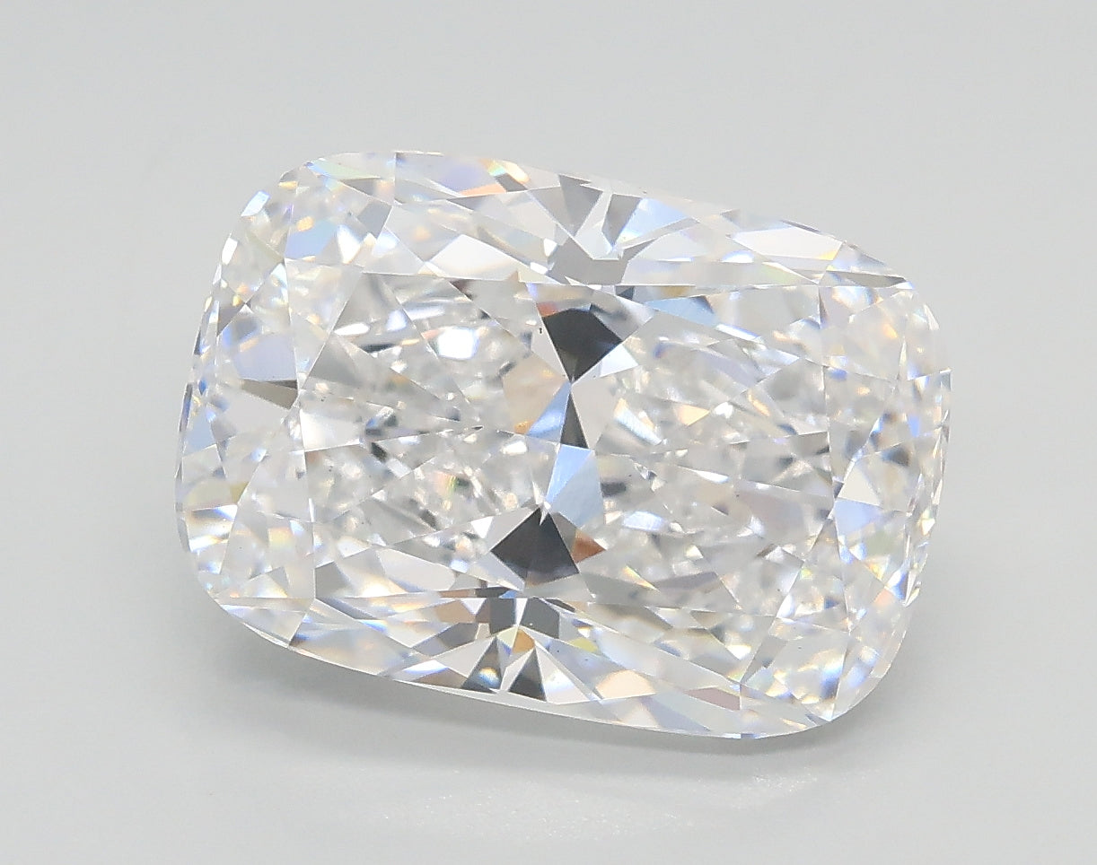 Lab-Grown 4.04 Carat Cushion Modified Brilliant Cut Diamond color D Clarity VS1, precious stones, engagement diamonds