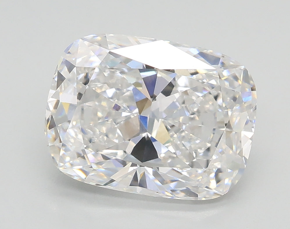 Lab-Grown 2.52 Carat Cushion Modified Brilliant Cut Diamond color D Clarity VVS2, precious stones, engagement diamonds