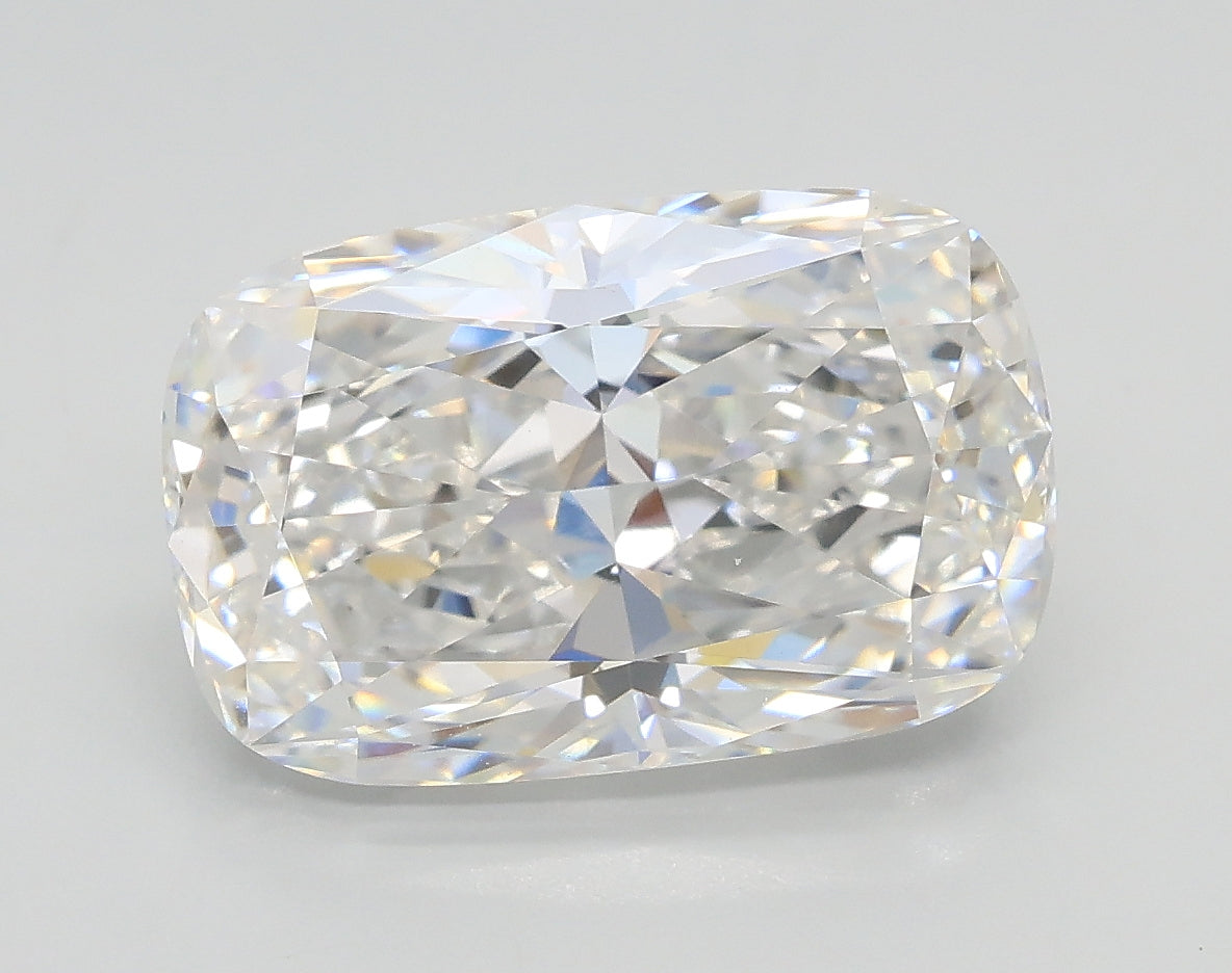 Lab-Grown 3.54 Carat Cushion Modified Brilliant Cut Diamond color E Clarity VS1, precious stones, engagement diamonds