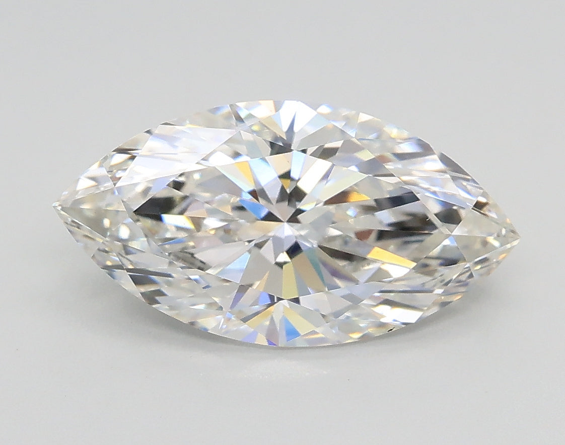 Lab-Grown 2.01 Carat Marquis Shape Diamond color F Clarity VS1, precious stones, engagement diamonds