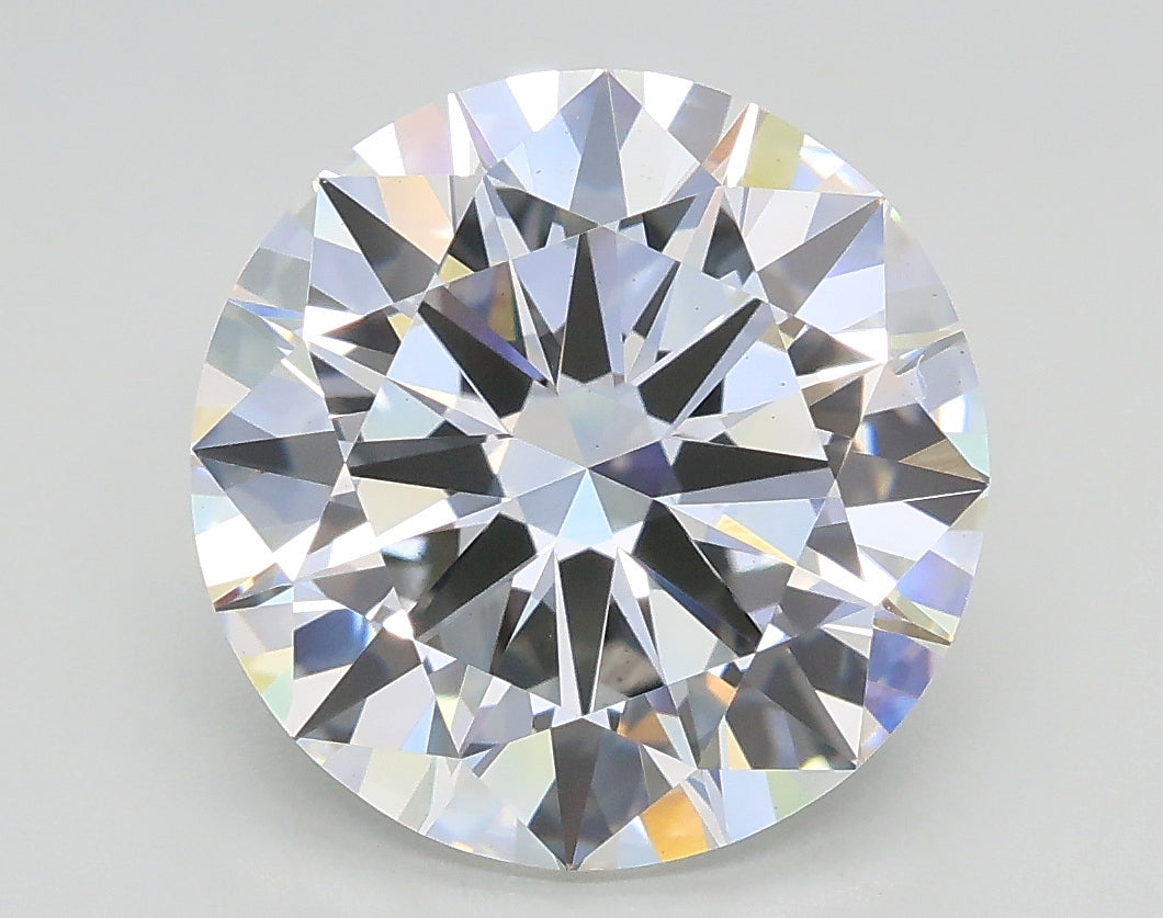 Lab-Grown 3.04 Carat Round Brilliant Diamond color E Clarity VS1, precious stones, engagement diamonds