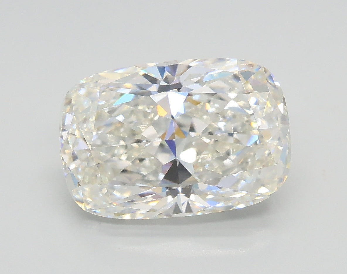 Lab-Grown 3.02 Carat Cushion Modified Brilliant Cut Diamond color F Clarity VS1, precious stones, engagement diamonds