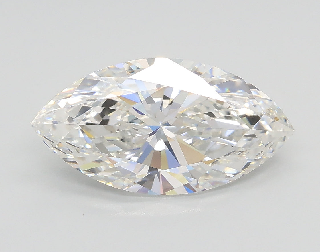 Lab-Grown 2.04 Carat Marquis Shape Diamond color F Clarity VVS2, precious stones, engagement diamonds