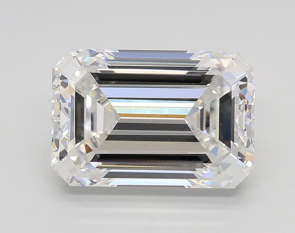 Lab-Grown 2.51 Carat Emerald Cut Diamond color E Clarity VS1, precious stones, engagement diamonds