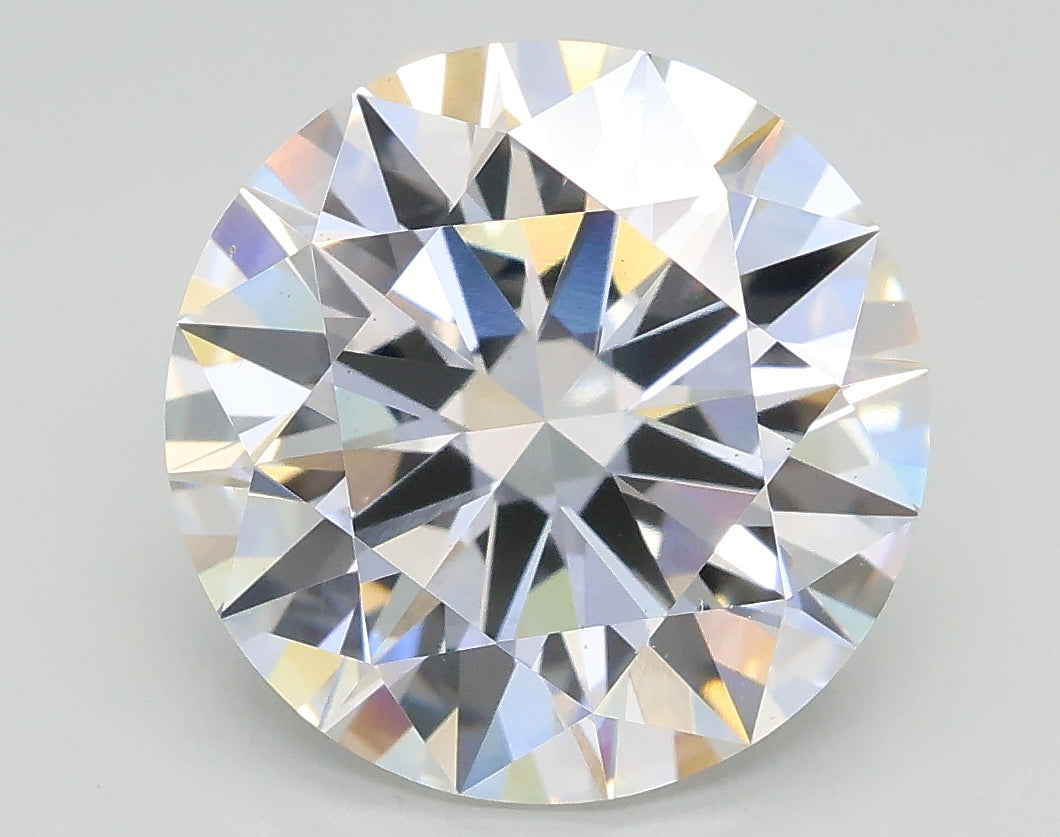 Lab-Grown 4.02 Carat Round Brilliant Diamond color F Clarity VS1, precious stones, engagement diamonds