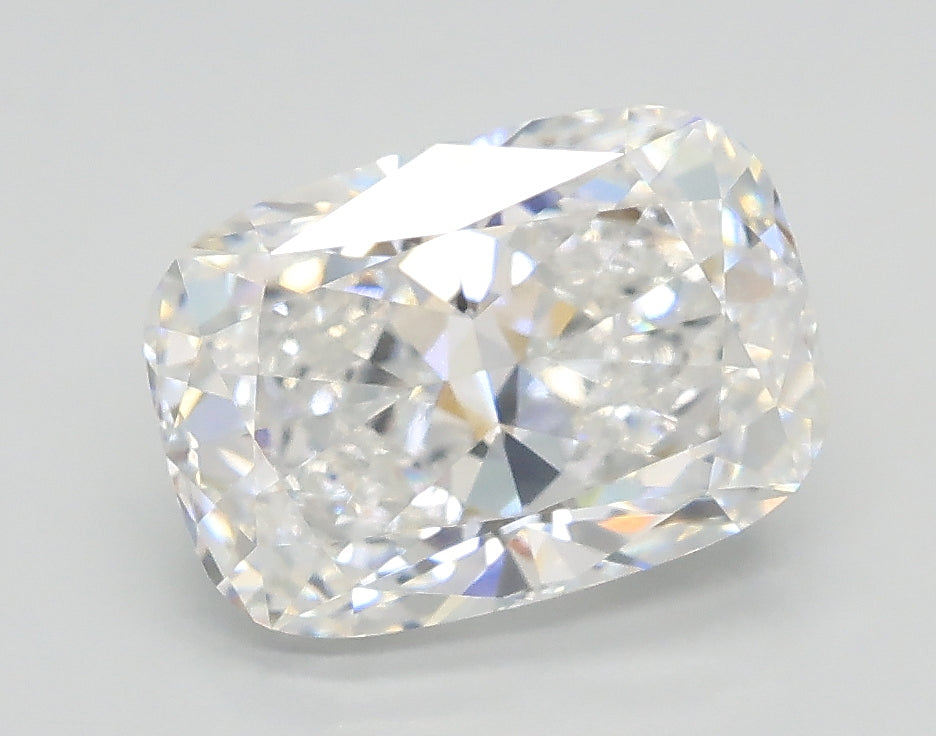 Lab-Grown 2.02 Carat Cushion Modified Brilliant Cut Diamond color D Clarity VVS2, precious stones, engagement diamonds