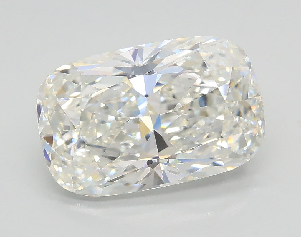 Lab-Grown 2.51 Carat Cushion Modified Brilliant Cut Diamond color E Clarity VVS2, precious stones, engagement diamonds