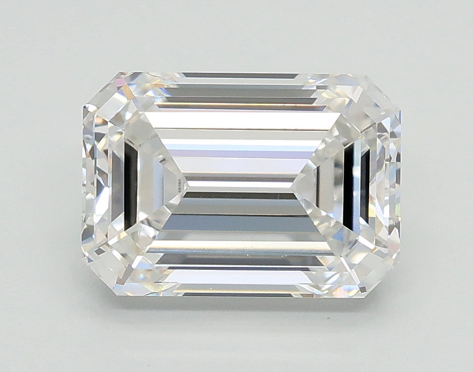 Lab-Grown 2.51 Carat Emerald Cut Diamond color F Clarity VVS2, precious stones, engagement diamonds