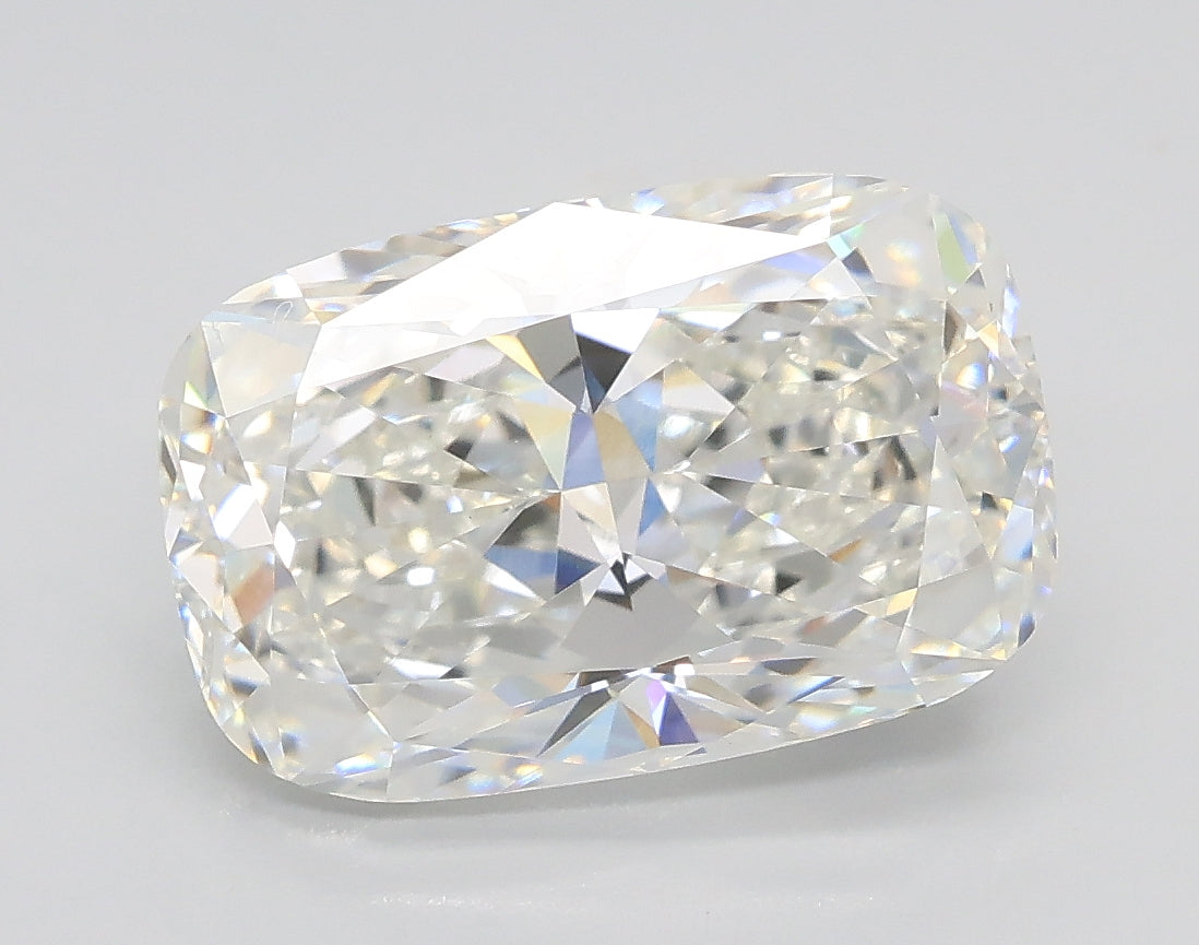Lab-Grown 3.04 Carat Cushion Modified Brilliant Cut Diamond color F Clarity VVS2, precious stones, engagement diamonds