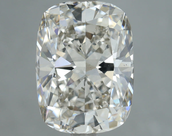 Lab-Grown 3.02 Carat Cushion Brilliant Diamond color H Clarity VS2, precious stones, engagement diamonds